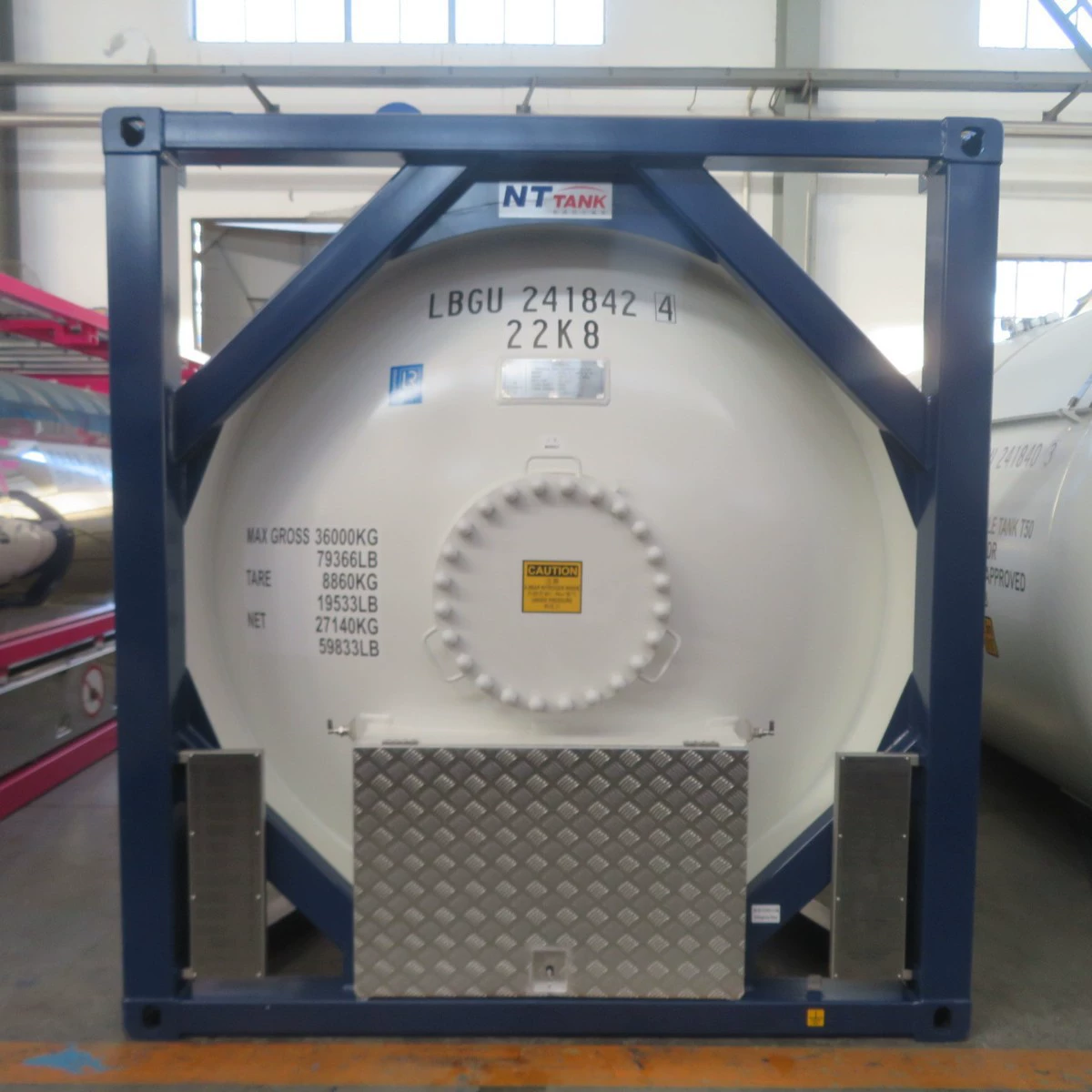 Контейнер для резервуара для сжиженного газа Контейнер для газового резервуара высокого давления Контейнер для газового резервуара высокого давления Резервуар для сжатого газа