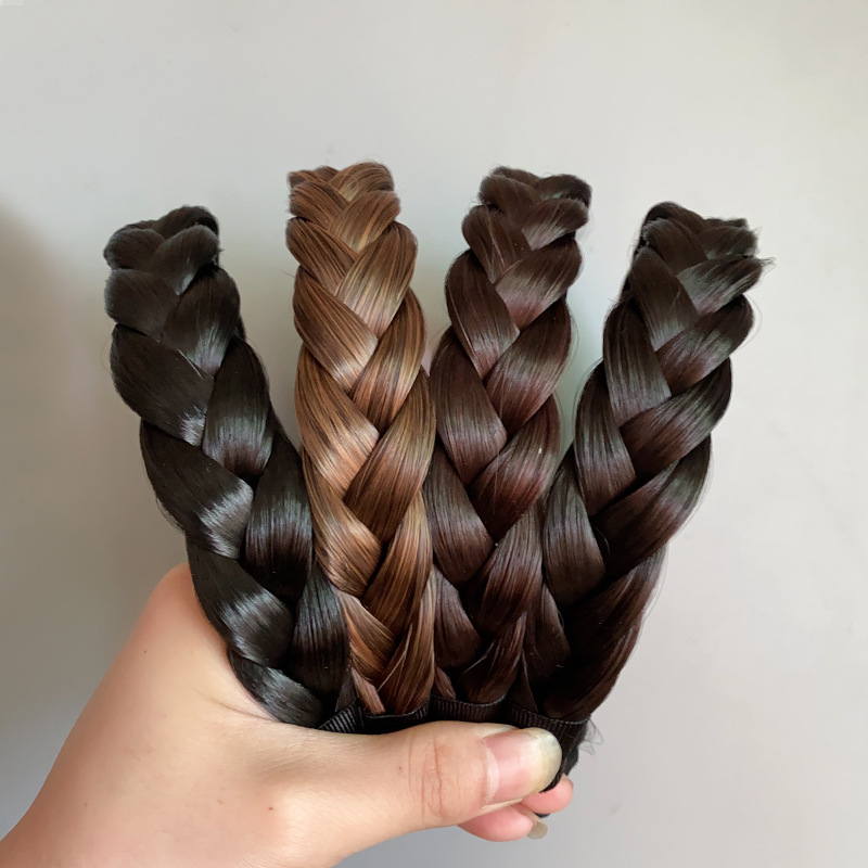 140g Weight Hair Band Hair Accessories Type 1 Piece Quantity Holiday, Street Occasion high temperature wire Material Braid Pattern Women's Gender Streetwear Style Women's Streetwear Braid High Temperature Wire Hair Band 1
