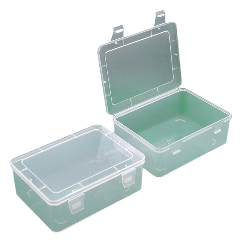 PP de plástico caja vacía portátil de plástico combinación de almacenamiento traje caja de embalaje grande, tamaño pequeño componentes de hardware de almacenamiento