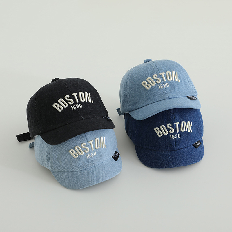 Sombreros para bebés primavera y otoño nuevos sombreros de pato protectores solares calientes pequeños bordes bebés, niños, niñas y niños, sombreros de béisbol pequeños meses