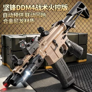 坚峰火控版DDM4电动连发玩具枪高速发射器男孩CS吃鸡突击步枪模型