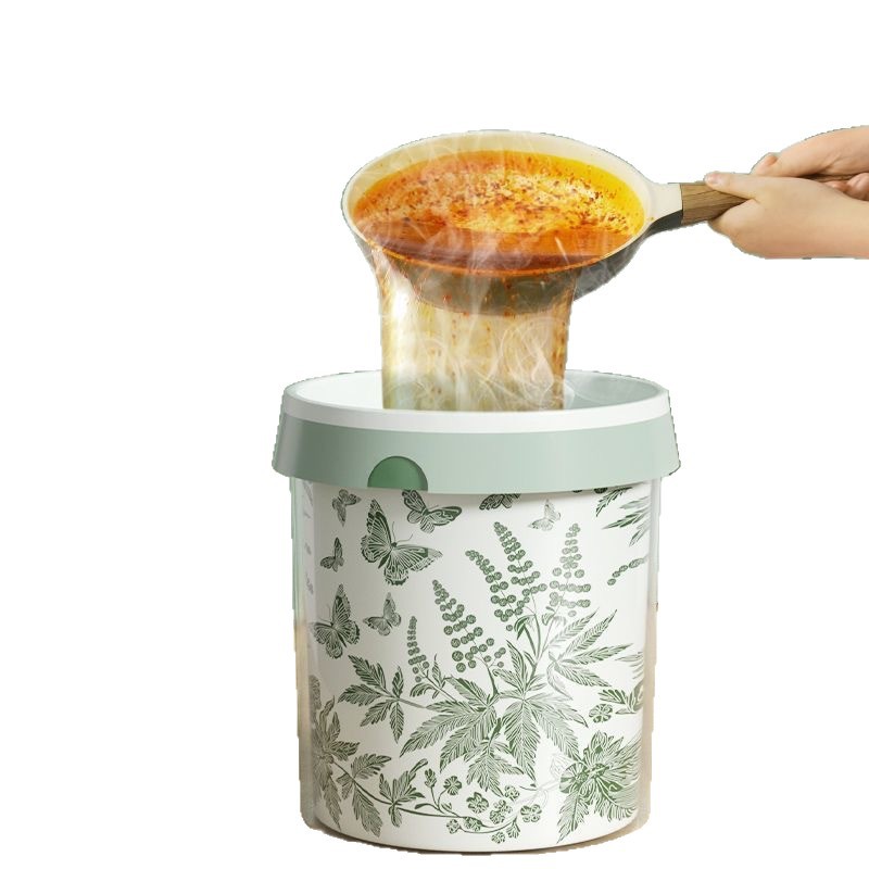 Bolsa de basura doméstica portátil gruesa extra gruesa anti-mosquitos de extracción de cuerda de cocina bolsa de basura económica