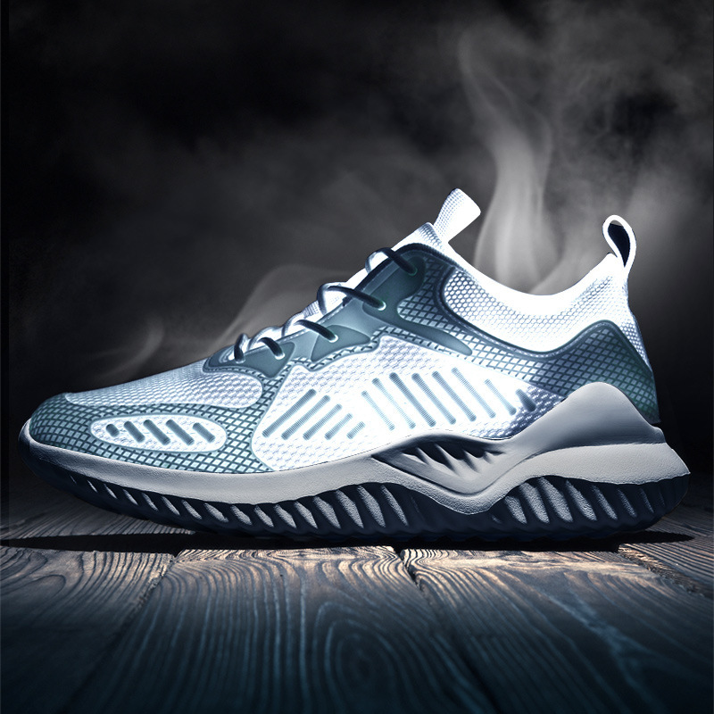 Jinjiang Cold Sticky Mecha Live Flying Weaving Stereo Breathable Upper Torre Shoes Thick Sole Couple Outdoor Fashion sneaker