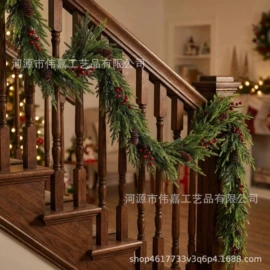 仿真绿植;圣诞花环;圣诞装饰品