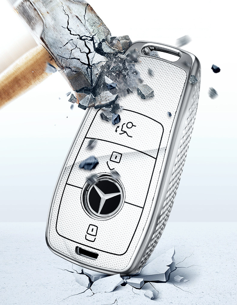 For Mercedes-Benz a200l Key Case New b200 Buckle gla220 Package glb220 Car Key Shell Buckle