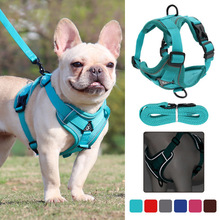 Dog Harness with 1.5m Traction Leash Set No Pull Dog Vest跨