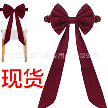 Christmas Red Chair Bows for Chairs �}�Q�tɫ���׺����Y