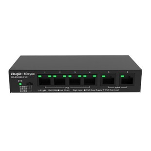 Ruijie Ruiyi Network Switch RG-ES106D-P V2 4-Port 100 M POE Power Supply Switch