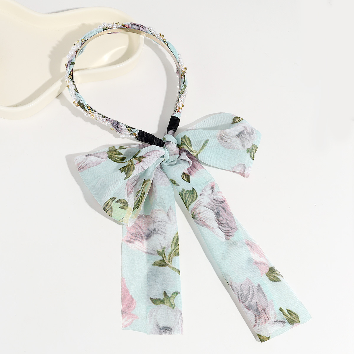 Fairy Style Bow Knot Cloth Hair Band display picture 6