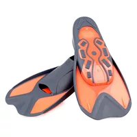 Детские плавательные Туфли на каблуке ALOMA, 4 размера 30-37, плавающие короткие ласты для дайвинга, обувь с короткими плавниками TPR PP