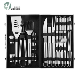 �X�俾�����b��������BBQ Tool Aluminum Carrying Case Grillset