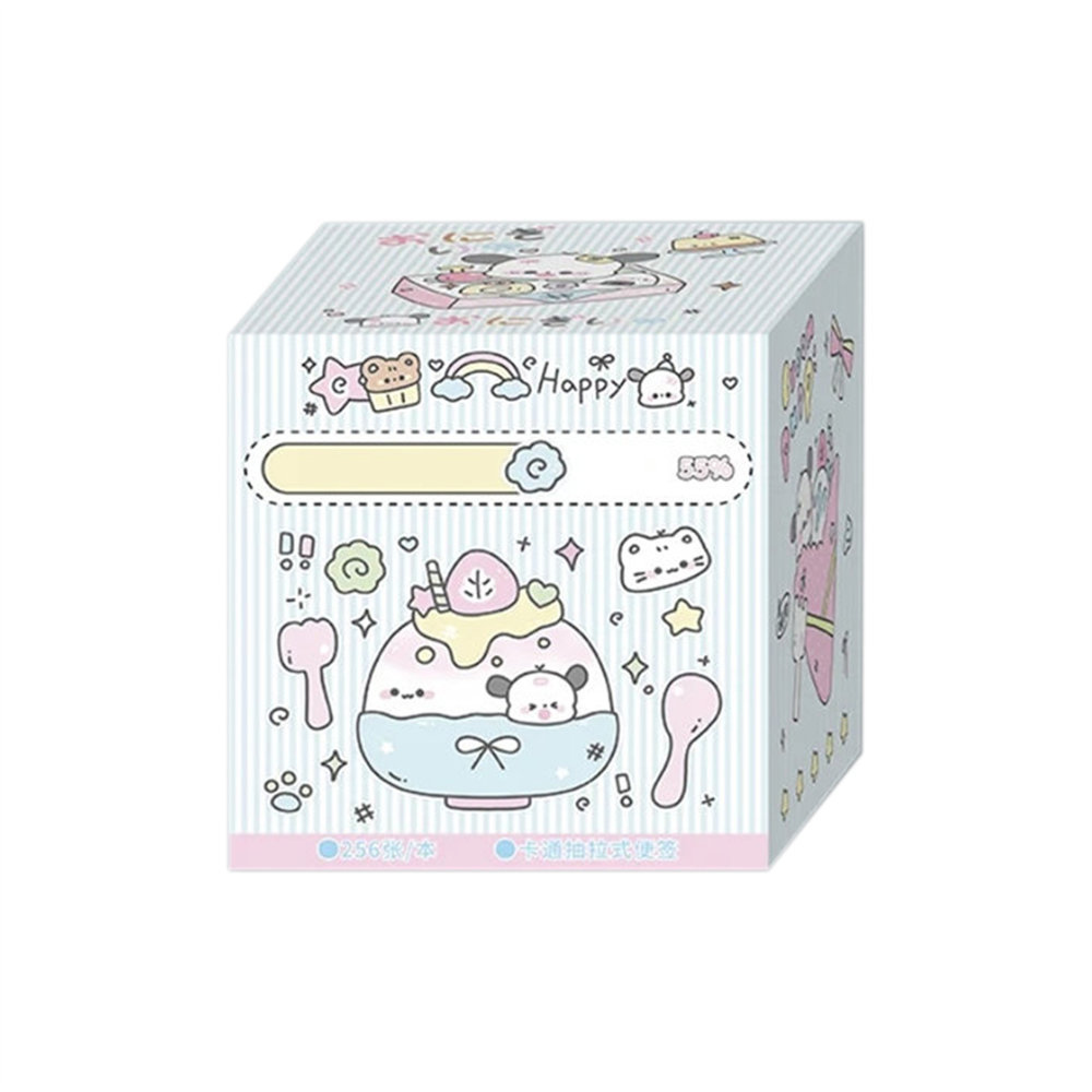 Nuevas notas adhesivas creativas, pegatinas de mensajes de corazón de niña linda, pegatinas de oficina de alto valor, notas adhesivas de dibujos animados al por mayor