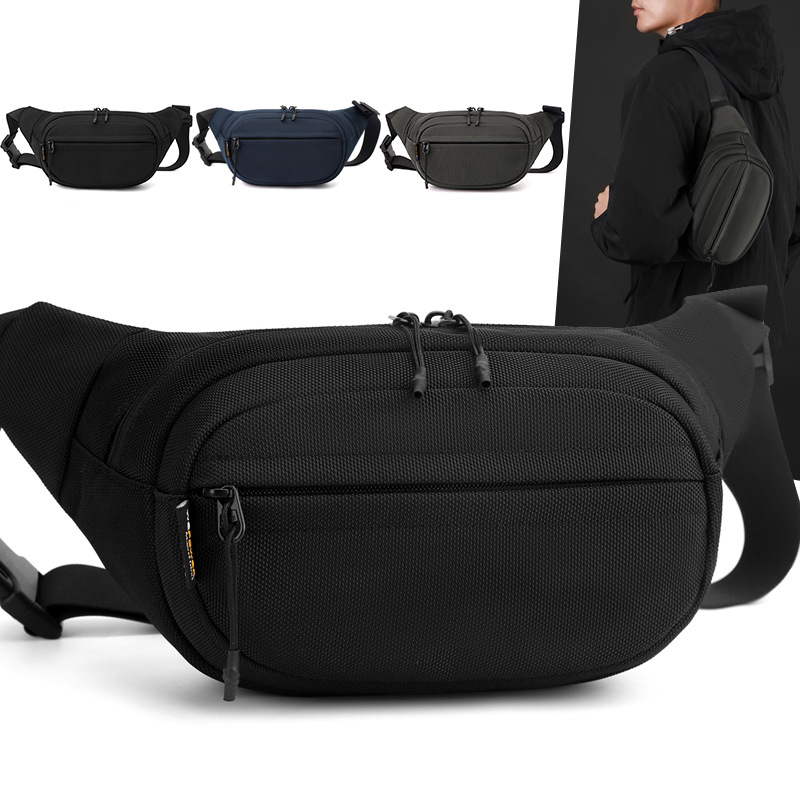 WEPOWER nuevo estilo de hombre moda casual bolso de pecho deportivo al aire libre viaje viaje viaje de bicicleta cinturón
