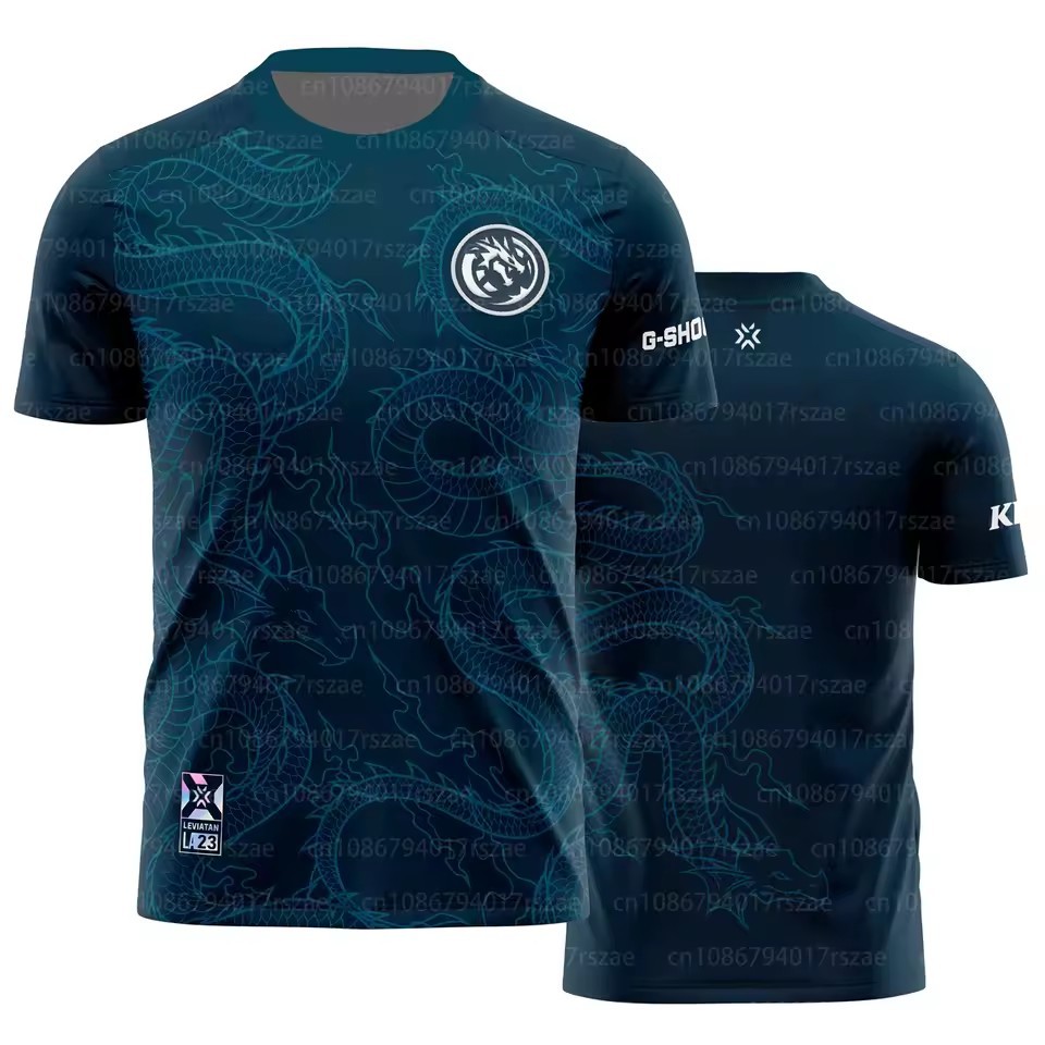 2024 moda 3D impresión digital deportes hombres verano malla suelta transpirable manga corta cuello redondo camiseta
