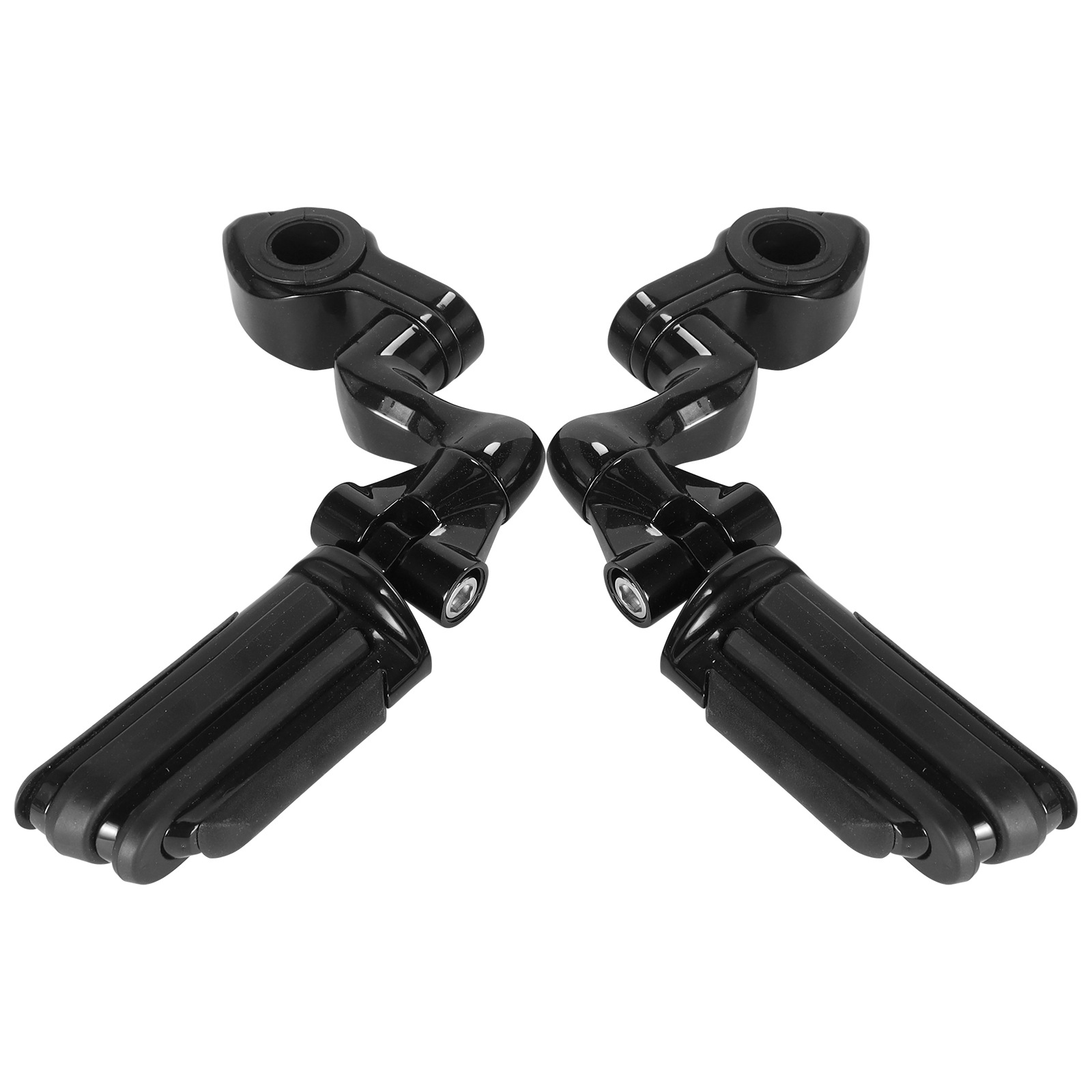 Harley Street Glide Motorcycle Modified Rubber Short Pedal Set Footrest Guard Bar Rest Bracket