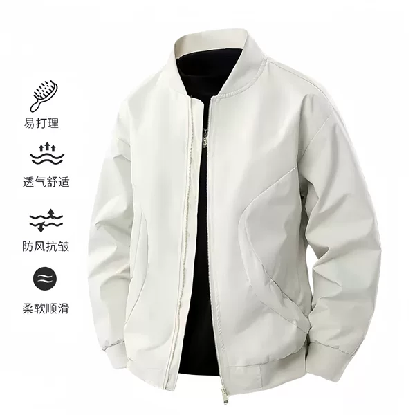 American-Style Work Jacket for Men, Spring and Autumn Fashion Loose Flight Suit, Baseball Jacket, Winter Padded and Thickened Cotton Coat