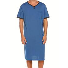 F 24471 Thin Long Sleeves Sleep Shirt ��ʿ����˯ȹ