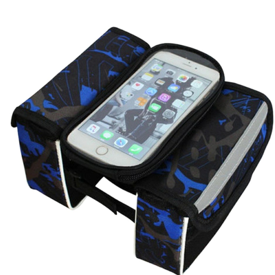 Self-propelled Carriage Bag Mountain Front Bag Touch Screen Mobile Phone Bag Extra Large Saddle Bag Upper Tube Bag Carriage Bag Riding Equipment