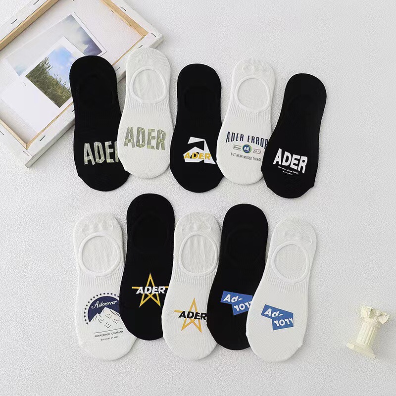 South Korea ulzzang Harajuku ADER spring and summer invisible socks fashion trend men's casual socks street hip hop fashionable socks South Korea ulzzang Harajuku ADER spring and summer invisible socks fashion trend men's casual socks street hip hop fashionable socks