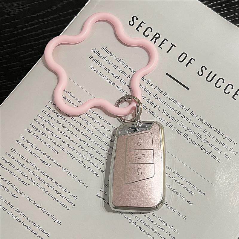 Volkswagen Key Cover for Sagitar, Bora, Tayron 300, Tharu 330, Lavida, New Golf 7, T-Roc, Car Key Case for Women