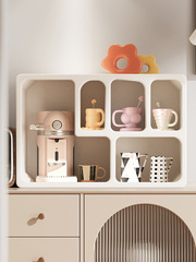 BB4C wholesale cup storage rack desktop cup rack storage box cosmetics perfume small shelf meal