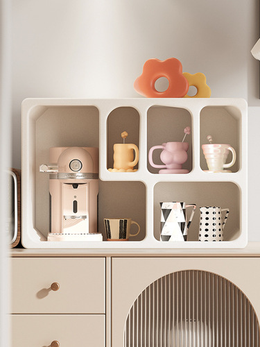 BB4C wholesale cup storage rack desktop cup rack storage box cosmetics perfume small shelf meal
