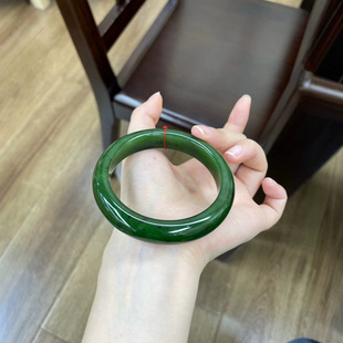 Jin Yu Tang Xinjiang exquisite Hetian jade jasper bracelet bright color foundation good to use the oily feeling