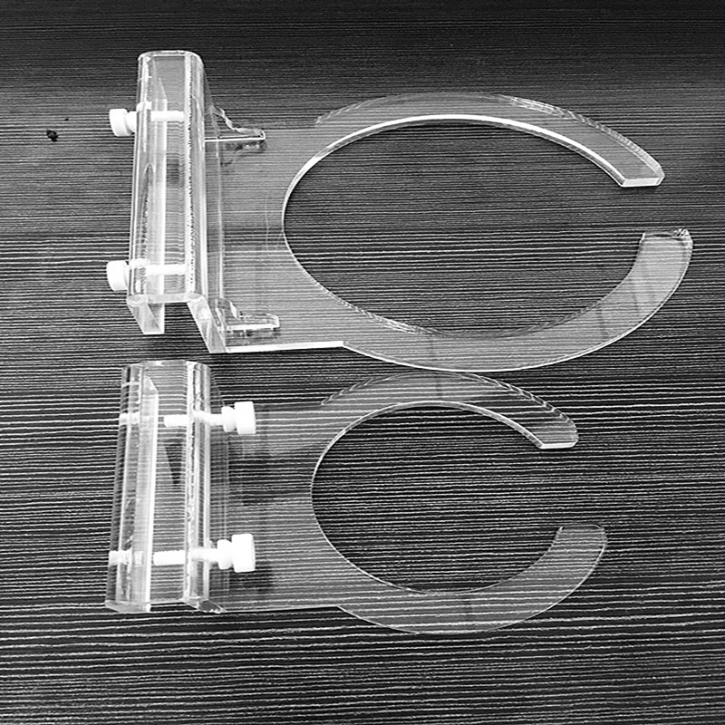 Filtro de fábrica soporte para calcetines filtro de tinta de acuario soporte transparente acrílico (sin filtro