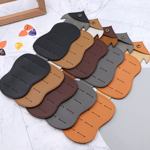 New Owl-Shaped Guitar Pick Holder Large Capacity Strumming Pick Bag Cartoon Pick Pouch