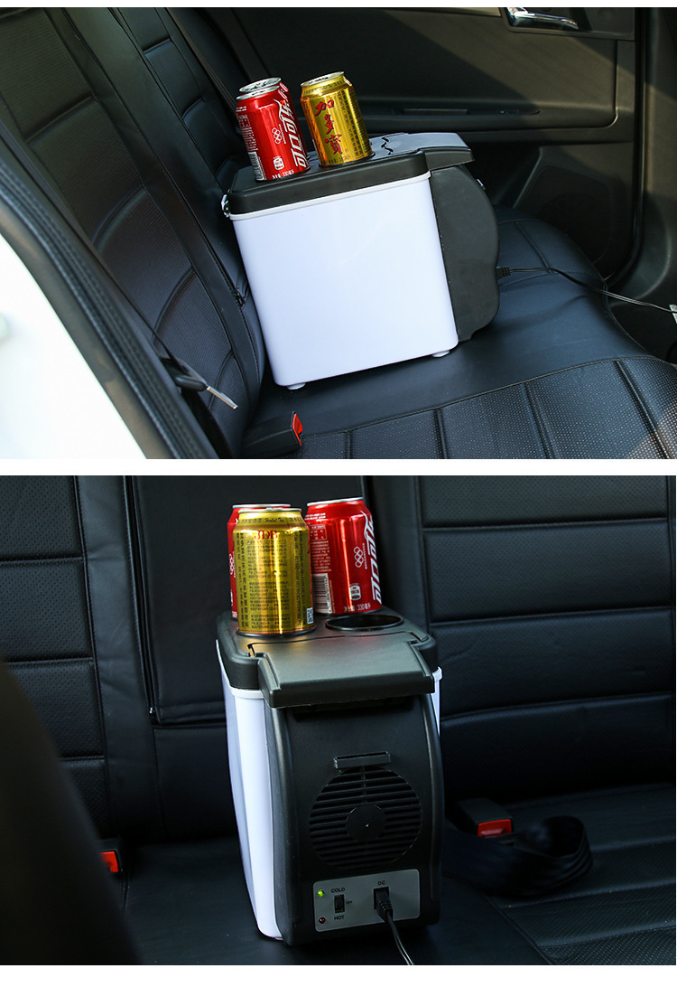 Car 4L Mini Refrigerator, Dual-Use for Home and Car, Portable Car Refrigerator, Outdoor Cooler Box for Car Users