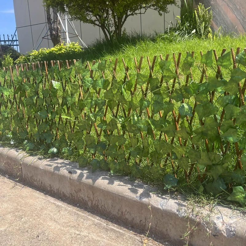 Кросс-бордерный дропшипинг: складной декоративный забор из массива дерева, имитация забора для двора, уличный складной деревянный забор