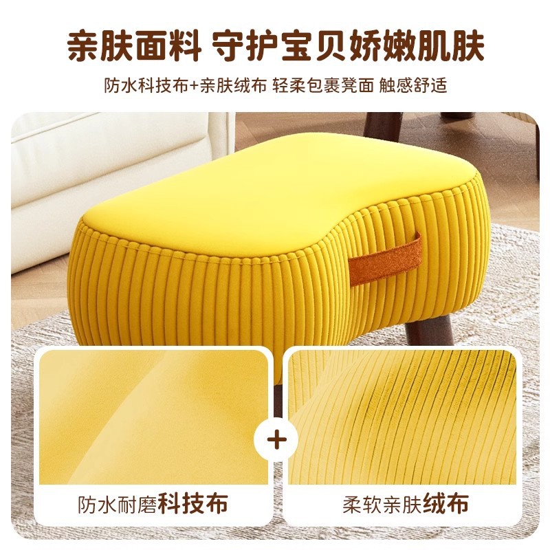 Taburete de zapatos simple sofá taburete de sala de estar taburete de mesa de té taburete pequeño paquete suave para vestir zapatos taburete pequeño banco doméstico