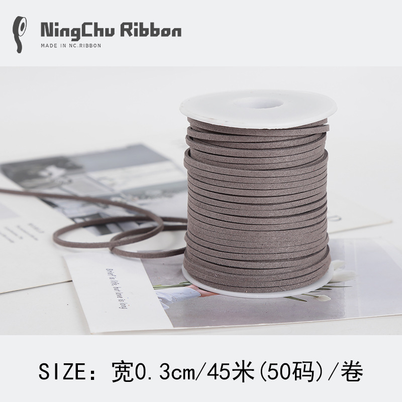 Coreano terciopelo deerskin cuerda floral terciopelo cinta ramo fresco cinta DIY regalo vaca cadena regalo decoración de la torta