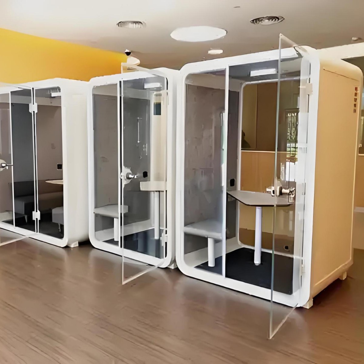 隔音房静音仓商务办公金属隔音仓可拆卸电话亭会议室录音棚定做