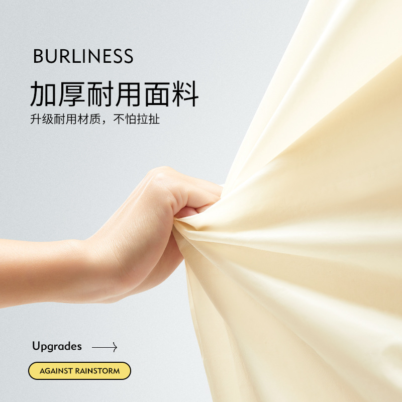 Impermeable reutilizable de EVA para adultos, versión gruesa y alargada, portátil, de una pieza, para senderismo y viajes al aire libre.