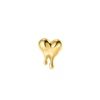 Heart -shaped golden color