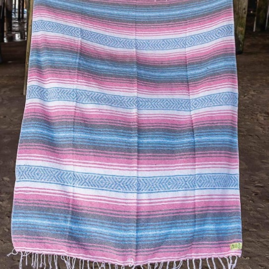 Manta mexicana manta geométrica borla Estilo Manta tejida borla Toalla de playa manta de picnic estera Yoga Manta de algodón