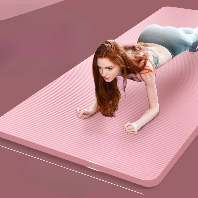 초보자를 위한 두꺼운 요가 매트, 남성과 여성을 위한 넓고 긴 댄스 매트, 가정용 미끄럼 방지 피트니스 요가 매트