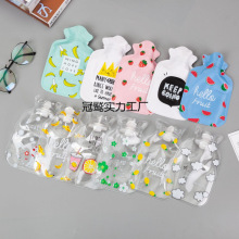 可爱注水热水袋批发卡通暖手宝印刷礼品小型灌水暖水袋