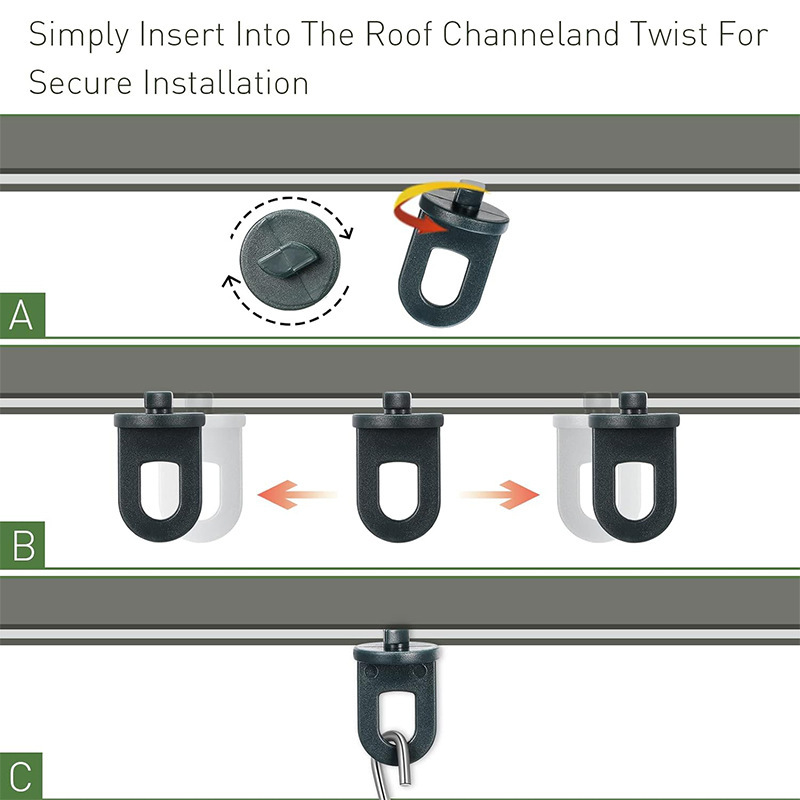 Plant Plastic Twist Clip Greenhouse Hanger Suitable For Outdoor Garden Hanging Plants_voghion.com