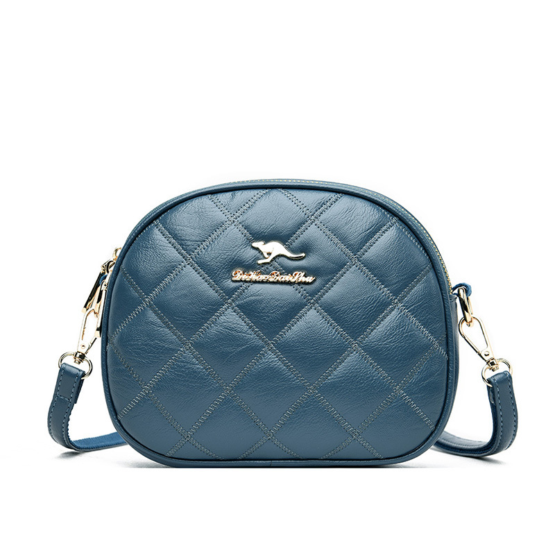 Small Diamond Pattern Shoulder Bag For Women Three Layer Design_voghion.com