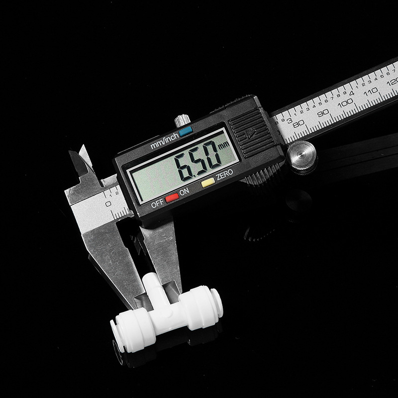 T-tipo purificador de agua sujetador de 2 puntos en el enchufe tee Filtro de tres vías accesorios de sujeción