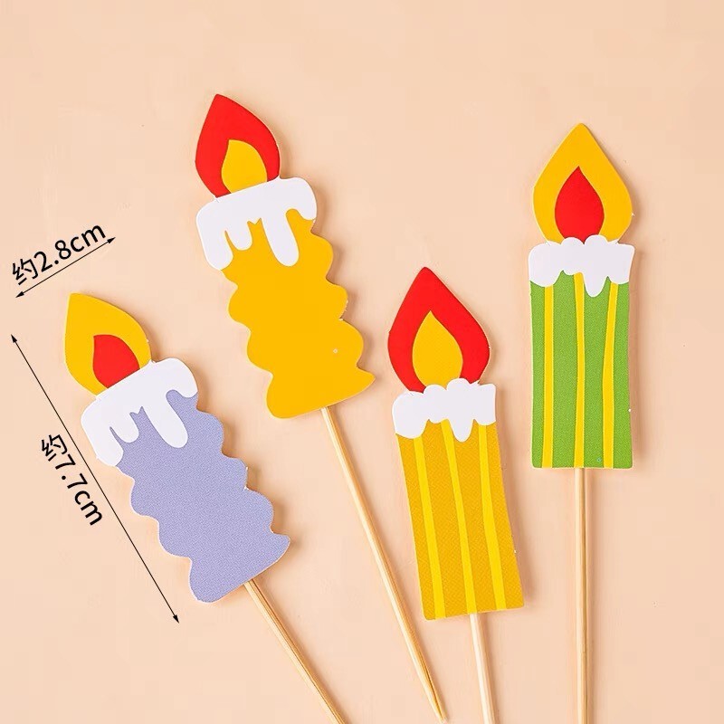 网红布布bubu蛋糕装饰摆件可爱彩色小兔子儿童生日派对装扮插件|undefined