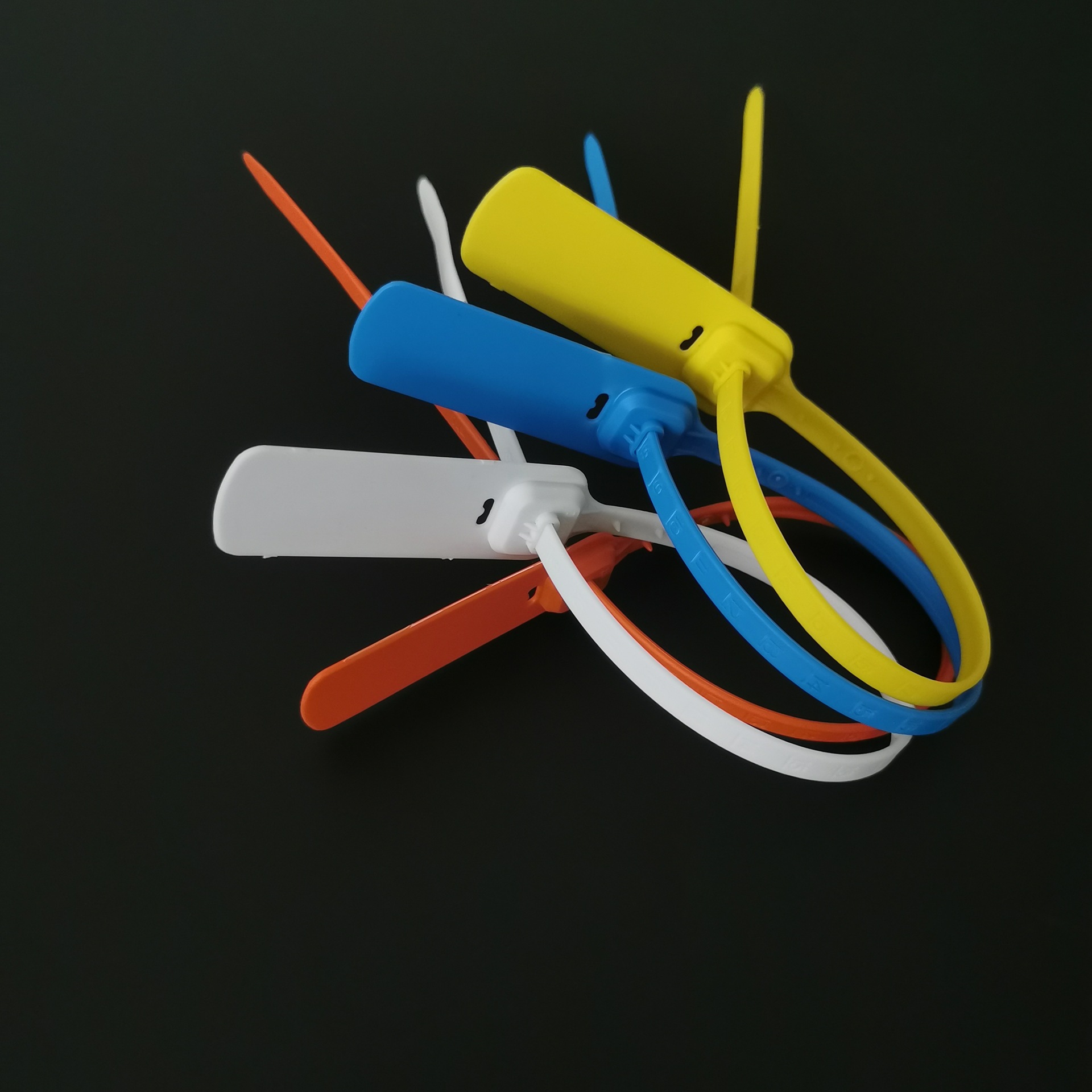 防拆一次性塑料集装箱物流封条园林绑带标签扎带防伪防盗防调包扣