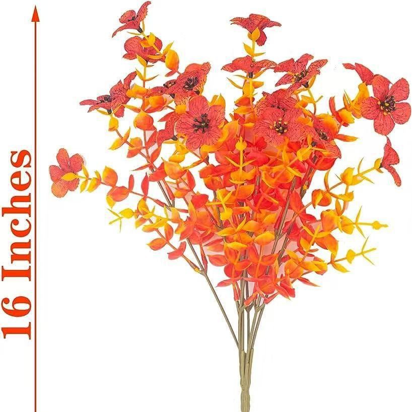 Amazon transfronteriza flor de simulación 7 yugari violeta decoración al aire libre flores de decoración violeta artificiales
