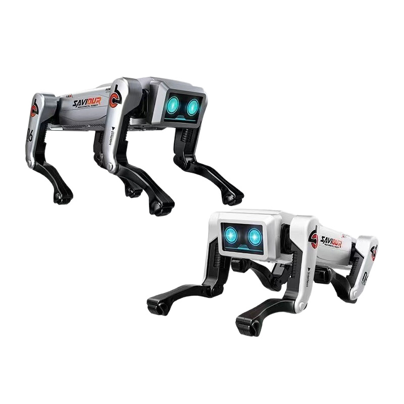AI inteligente robot perro de alta tecnología control de voz juguetes para niños biónicos electromecánicos estudiantes de primaria programación de control remoto