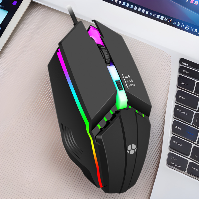 X3 Wired Mouse for Gaming and Office Use, Colorful Lighting, Suitable for Desktop and Laptop, Adjustable Dpi Speed, Unisex, Cross-Border X3 Wired Mouse for Gaming and Office Use, Colorful Lighting, Suitable for Desktop and Laptop, Adjustable Dpi Speed, Unisex, Cross-Border