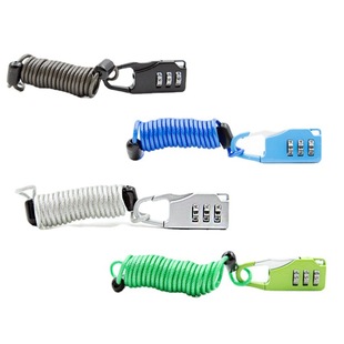 Helmet Wire Rope Code Lock Electric Motorcycle Portable Lock Outdoor Mountain Bike Wire Rope Padlock