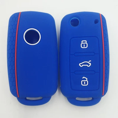 Static Rod/Key Bag key case suitable for - blue-no-pattern-on-the-back