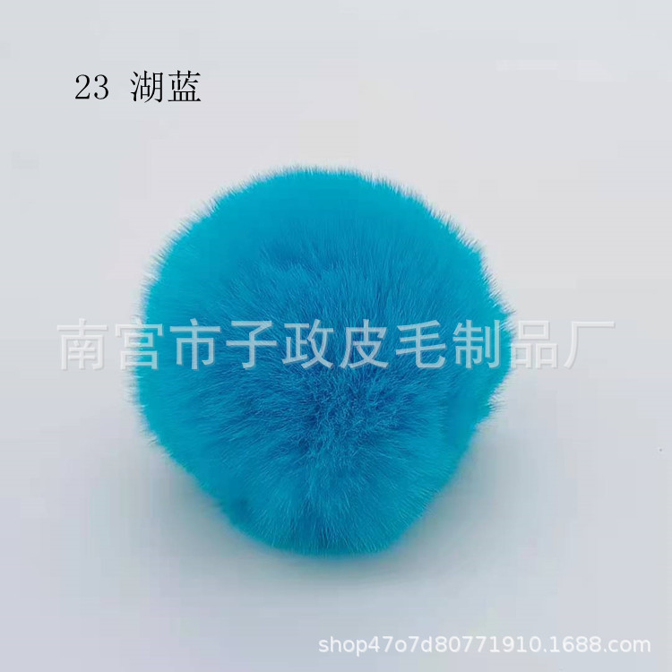 Bola de piel de conejo de imitación 6cm7cm8cm9cm10cm Bola de piel al por mayor hecha a mano DIY joyería ropa zapatos accesorios adornos